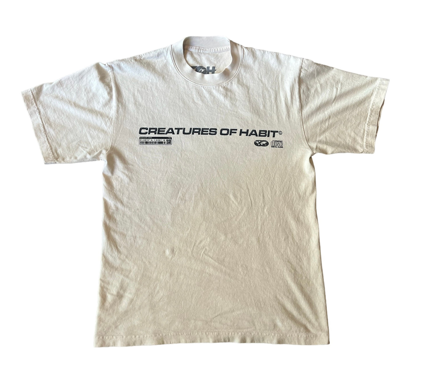 Creme "STUDIO INNATE" Oversize T-Shirt